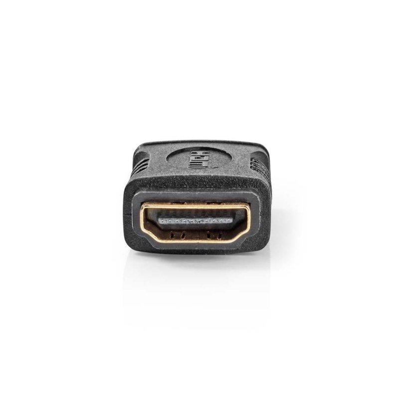 HDMI™ Adaptér | HDMI ™ Zásuvka | HDMI ™ Zásuvka | Pozlacené | Přímý | ABS | Černá | 1 kusů | Plastový Sáček - obrázek č. 2