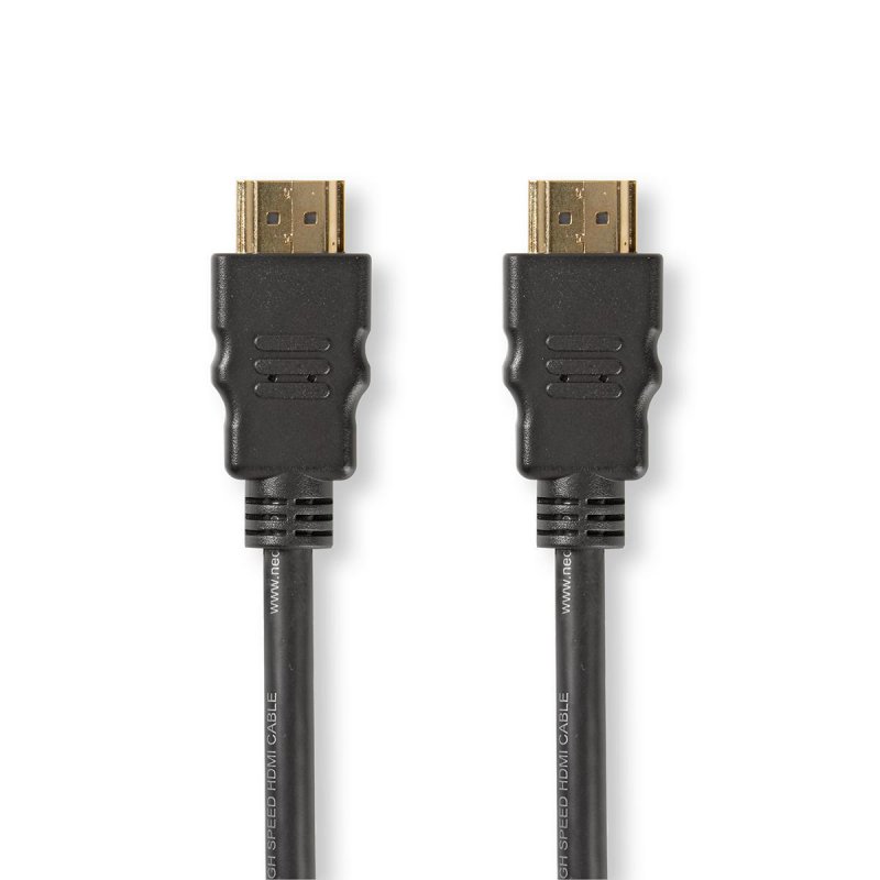 Kabel High Speed HDMI™ s Ethernetem | Konektor HDMI™ – konektor HDMI™ | 1 m | Černá barva - obrázek č. 1