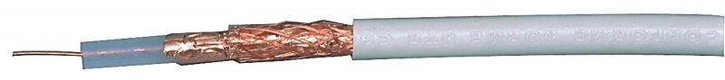 Koaxiální Kabel na Cívce COAX 12 7 mm 100 m Šedá - obrázek č. 1