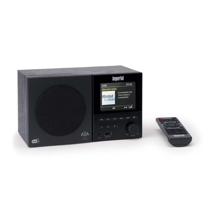 Rádio DAB+/FM mono s funkcí Bluetooth®, USB a ASA DABMAN-120BK - obrázek č. 4