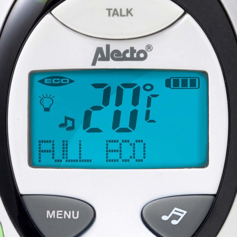 Dětská chůvička Full eco DECT s displejem Šedá DBX-88 LIMITED - obrázek č. 2