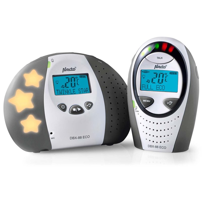 Dětská chůvička Full eco DECT s displejem Šedá DBX-88 LIMITED - obrázek č. 12