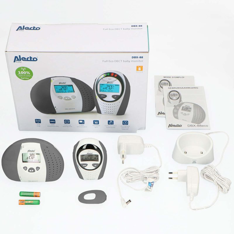Dětská chůvička Full eco DECT s displejem Šedá DBX-88 LIMITED - obrázek č. 9