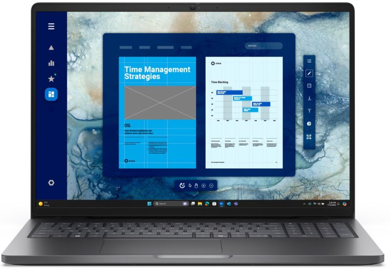 Dell Pro 16 / PC16255 / R5PRO-230 / 16" / WUXGA / 16GB / 1TB / AMD int / W11P / Gray  NBD - obrázek č. 5