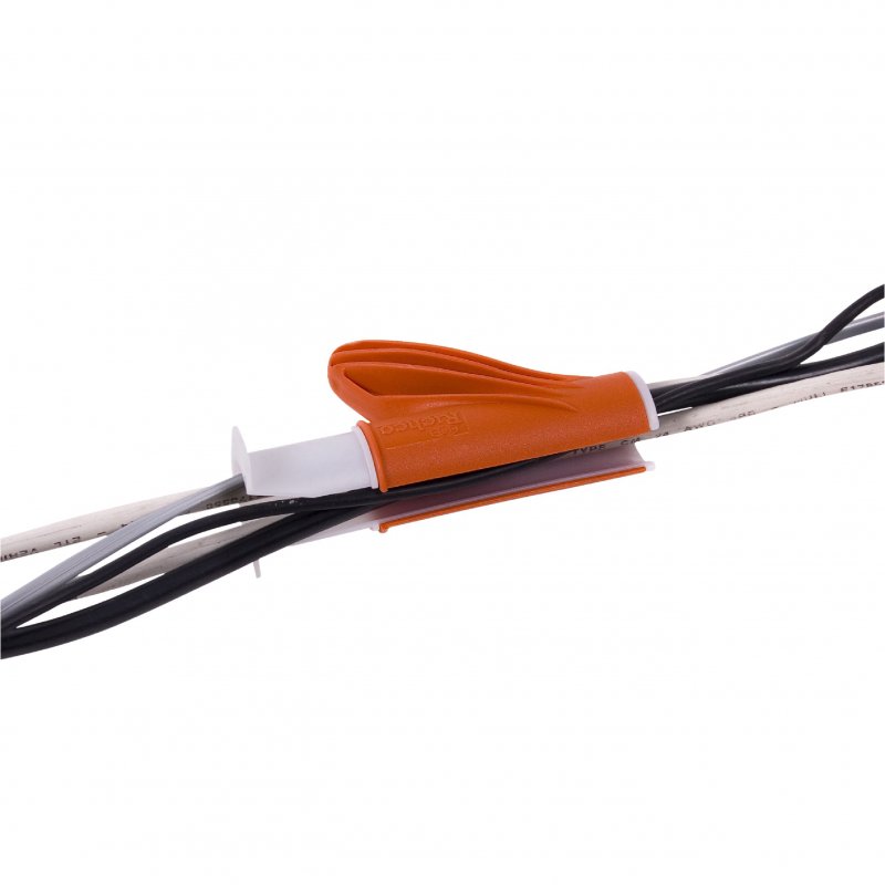 Kabel Jedlík Pořadač kabelů 15 mm 5 mm Oranžová - obrázek č. 1