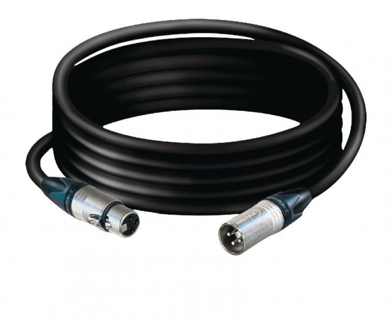 XLR Digitální Kabel XLR - XLR 3.00 m Černá - obrázek produktu