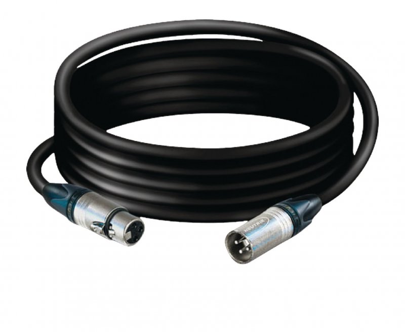 XLR Digitální Kabel XLR - XLR 6.00 m Černá - obrázek produktu