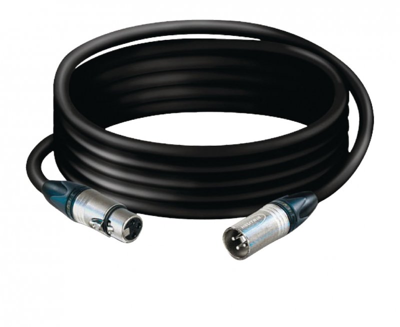 XLR Digitální Kabel XLR - XLR 9.00 m Černá - obrázek produktu