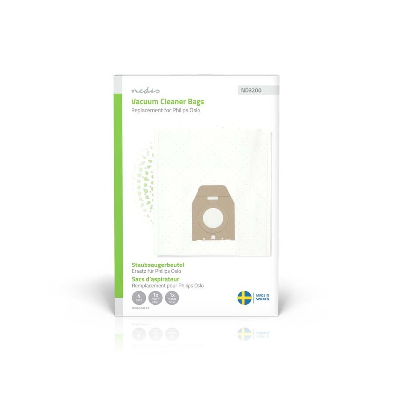 Sáčky do Vysavače | 4 kusů  DUBG1200-4.1 - obrázek č. 2