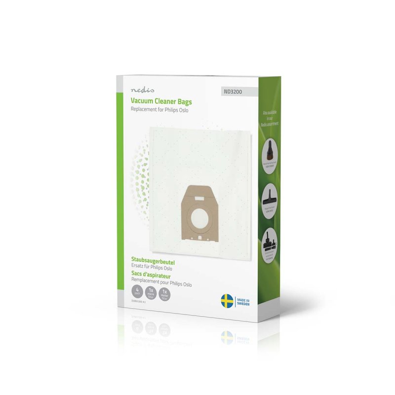 Sáčky do Vysavače | 4 kusů  DUBG1200-4.1 - obrázek č. 3