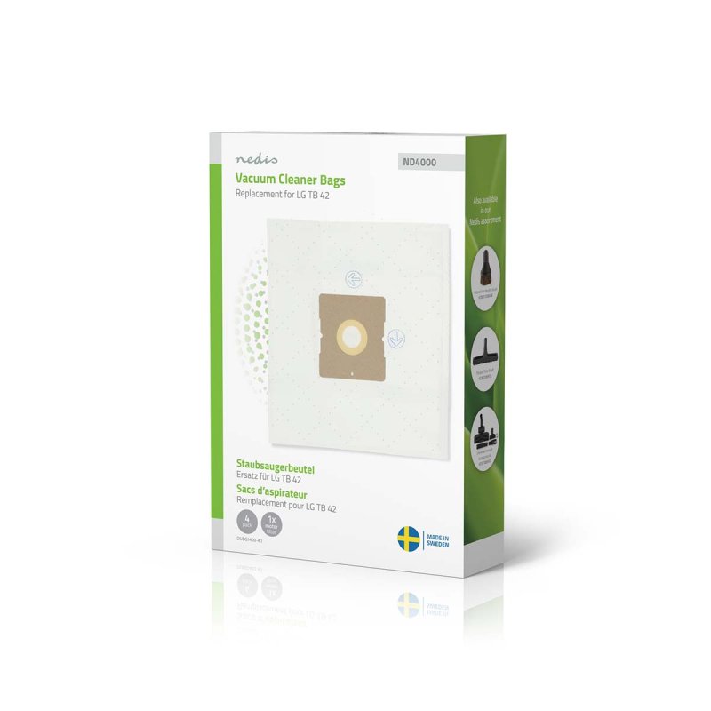 Sáčky do Vysavače | 4 kusů  DUBG1400-4.1 - obrázek č. 3