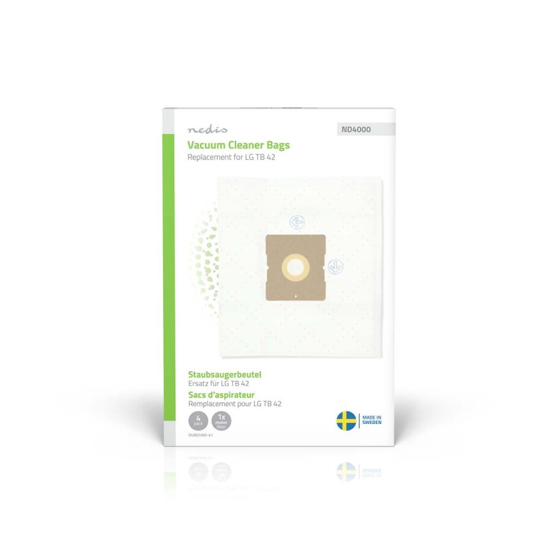 Sáčky do Vysavače | 4 kusů  DUBG1400-4.1 - obrázek č. 2