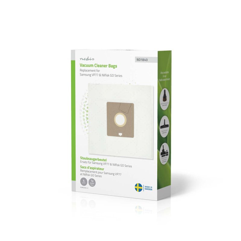 Sáčky do Vysavače | 4 kusů  DUBG500-4.1 - obrázek č. 3