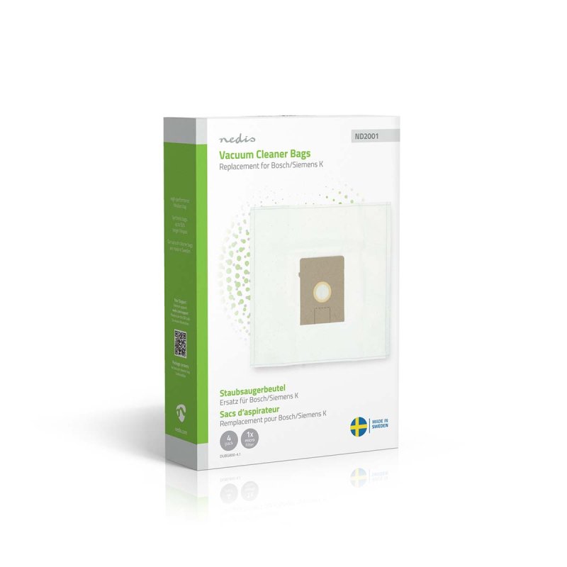 Sáčky do Vysavače | 4 kusů  DUBG800-4.1 - obrázek č. 3