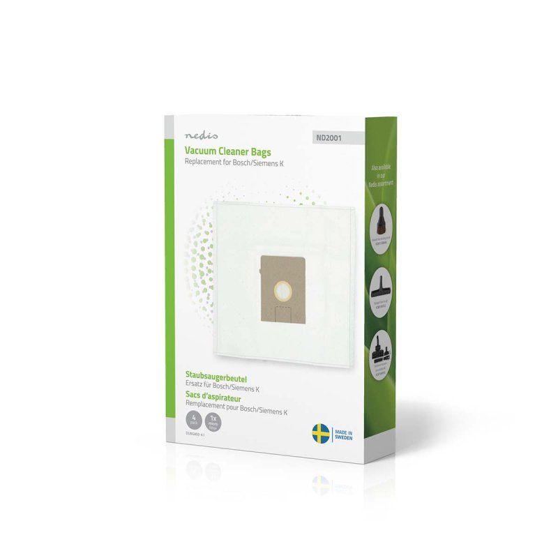 Sáčky do Vysavače | 4 kusů  DUBG800-4.1 - obrázek č. 2