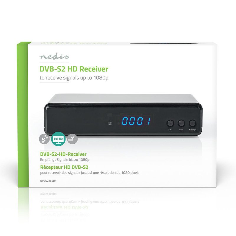 DVB-S2 přijímač | Free To Air (FTA) | 720p / 1080P | H.265 | 1000 Kanály | Osobní videorekordér (PVR) | Rodičovská kontrola | El - obrázek č. 3