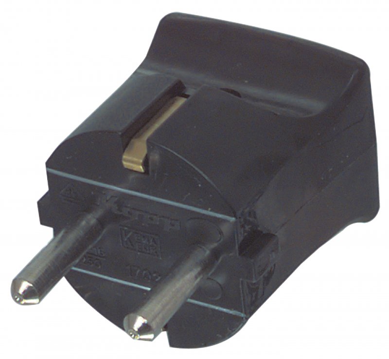Napájecí konektor Schuko / Typ F (CEE 7/7) 16 A Černá - obrázek produktu