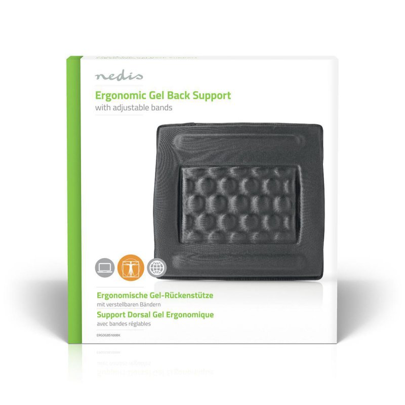 Back Support | Lycra / Molitan ERGOGBS100BK - obrázek č. 6