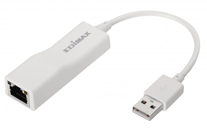 USB 2.0 Fast Ethernet adaptér 10/100 Mbit bílý EU-4208 - obrázek produktu