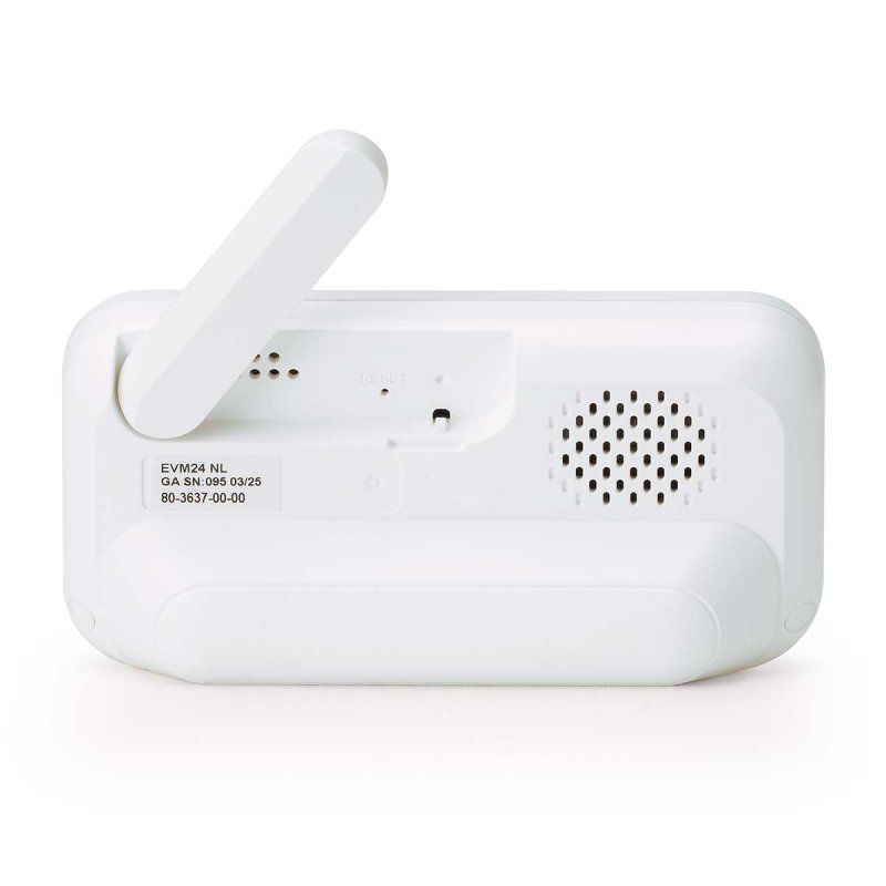 Baby monitor with camera with 2.4-inch colour display, night vision and talkback function - White EVM24 - obrázek č. 8