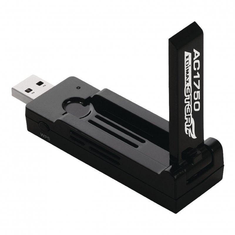 AC1750 dvoupásmový Wi-Fi USB 3.0 adaptér s 180stupňovou nastavitelnou anténou, černá EW-7833UAC - obrázek č. 1