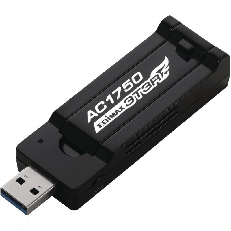 AC1750 dvoupásmový Wi-Fi USB 3.0 adaptér s 180stupňovou nastavitelnou anténou, černá EW-7833UAC - obrázek č. 2