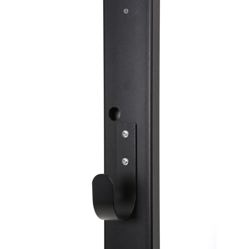 Platinet univerzální stojan PEVSTAND pro Wallboxy, pozink, držák kabelu, 120cm, černá - obrázek č. 1