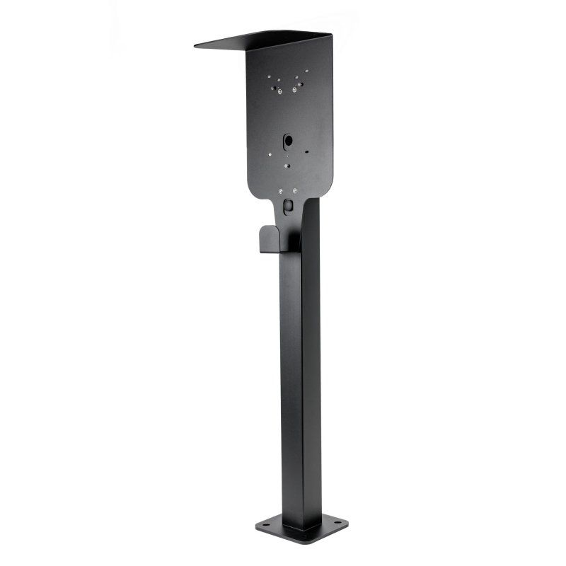 Platinet univerzální stojan se stříškou PEVSTANDUNI pro Wallboxy, pozink, držák kabelu, 130cm, černá - obrázek produktu