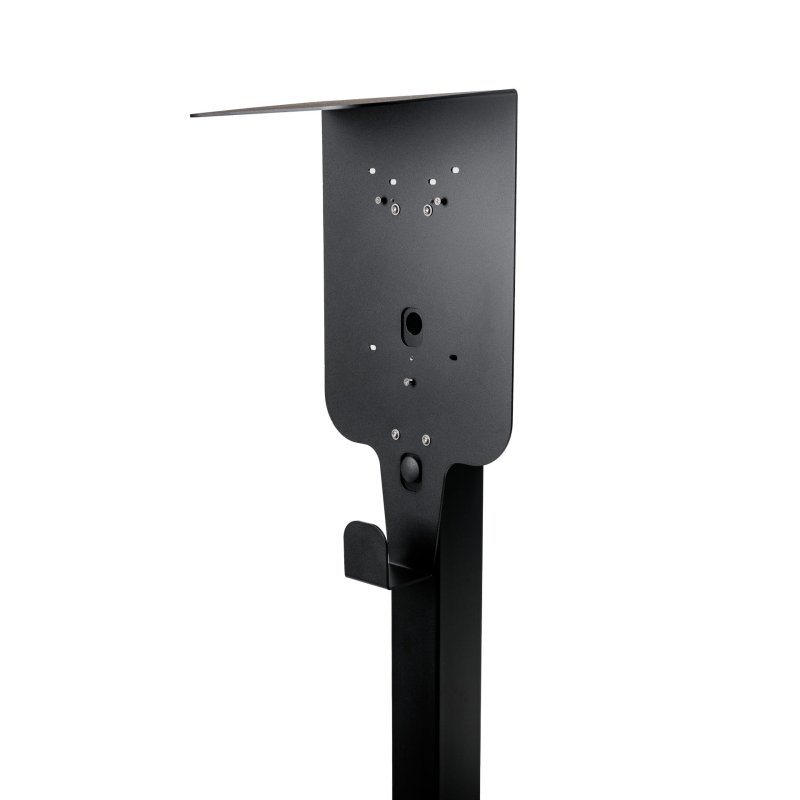 Platinet univerzální stojan se stříškou PEVSTANDUNI pro Wallboxy, pozink, držák kabelu, 130cm, černá - obrázek č. 3
