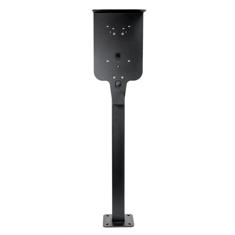 Platinet univerzální stojan se stříškou PEVSTANDUNI pro Wallboxy, pozink, držák kabelu, 130cm, černá - obrázek č. 1