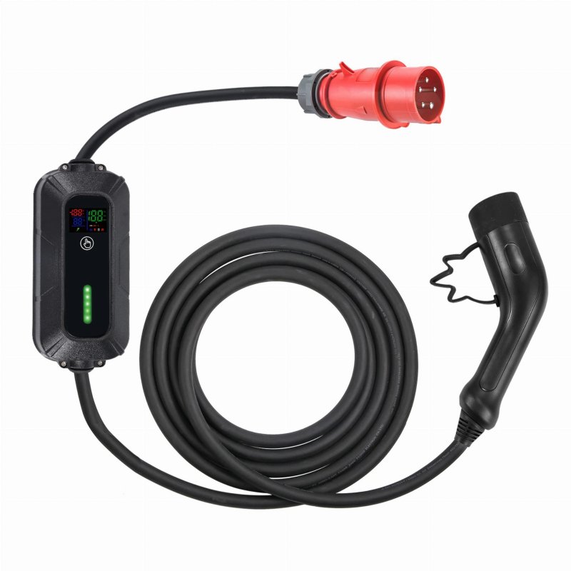 Platinet přenosná EV nabíječka PPC7M11 11kW (16A), CEE 5-pin  /  Type 2, délka 7m, Home Line, s adapté - obrázek č. 1