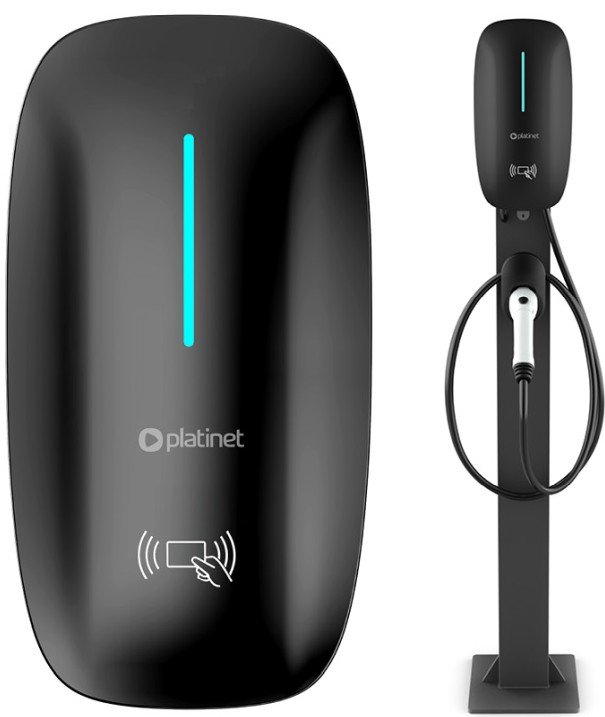 Platinet Wallbox PWB11S 11kW (16A), Type 2, Wi-Fi / Bluetooth, 7m kabel, černá - obrázek č. 2