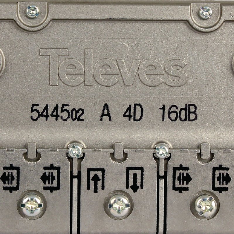 Satelitní Rozbočovač Satelitní F Rozdělovač 16 dB / 5-2400 MHz - 4 Výstupy - obrázek produktu