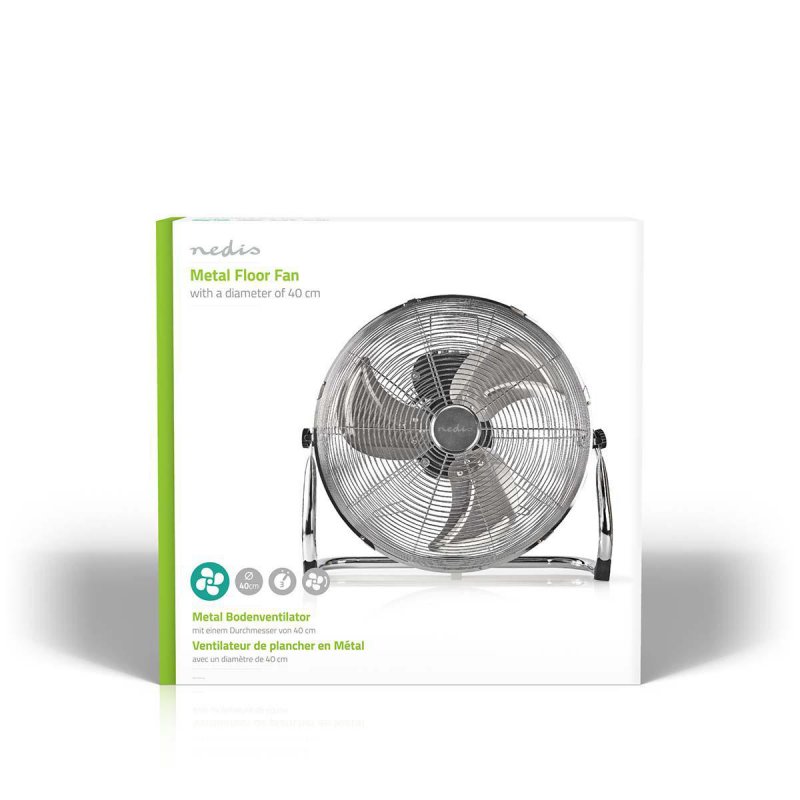 Stojanový ventilátor | 400 mm | 3-Rychlostní | Naklápěcí | Kov - obrázek č. 6