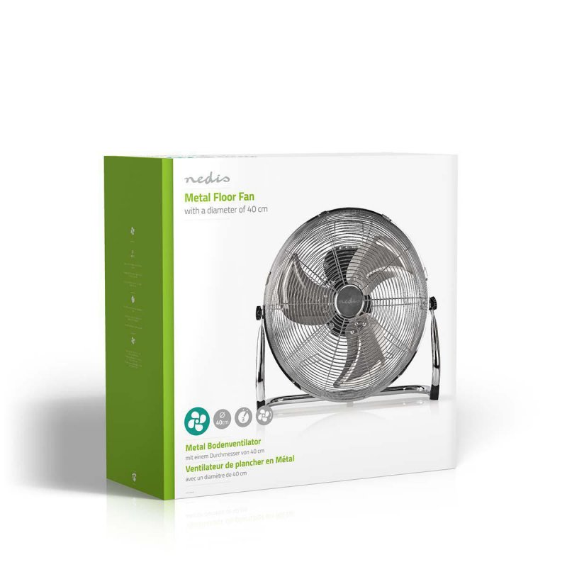 Stojanový ventilátor | 400 mm | 3-Rychlostní | Naklápěcí | Kov - obrázek č. 9