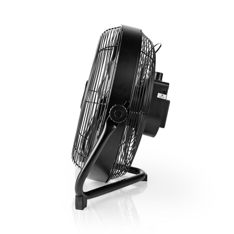 Stojanový ventilátor | 300 mm | Plynulá rychlost ventilátoru | Naklápěcí | Dobíjecí | USB-A | Černá - obrázek č. 4