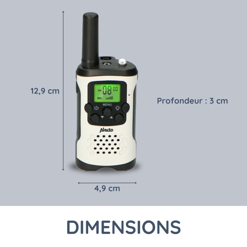 Vysílačka | 2 sluchátka | Až 7 km  FR-175 - obrázek č. 9