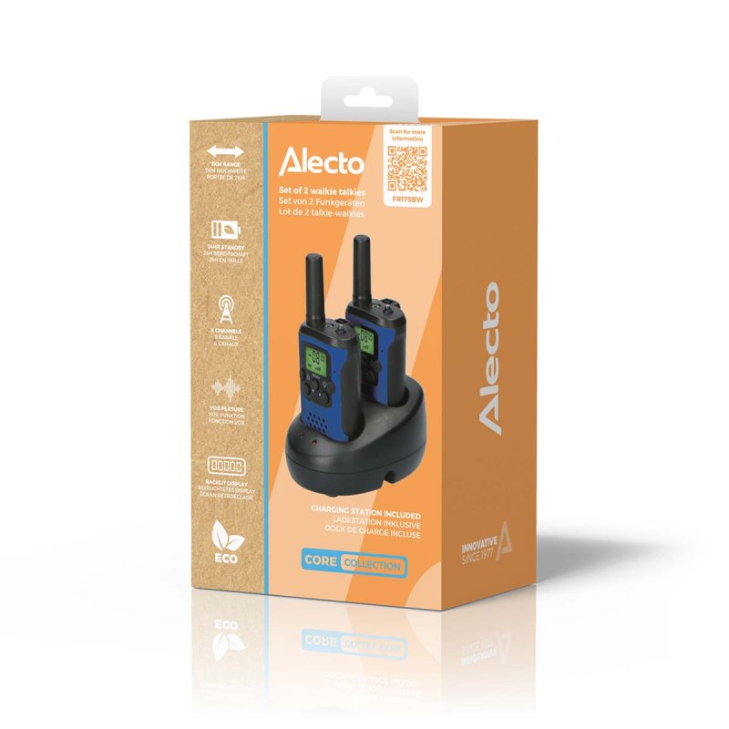 Vysílačka | 2 sluchátka | Až 7 km  FR175BW - obrázek č. 2