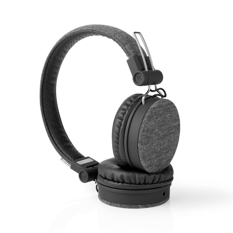Kabelová sluchátka na uši | 3,5 mm | Délka kabelu: 1.20 m | Černá/Antracitová - obrázek č. 8
