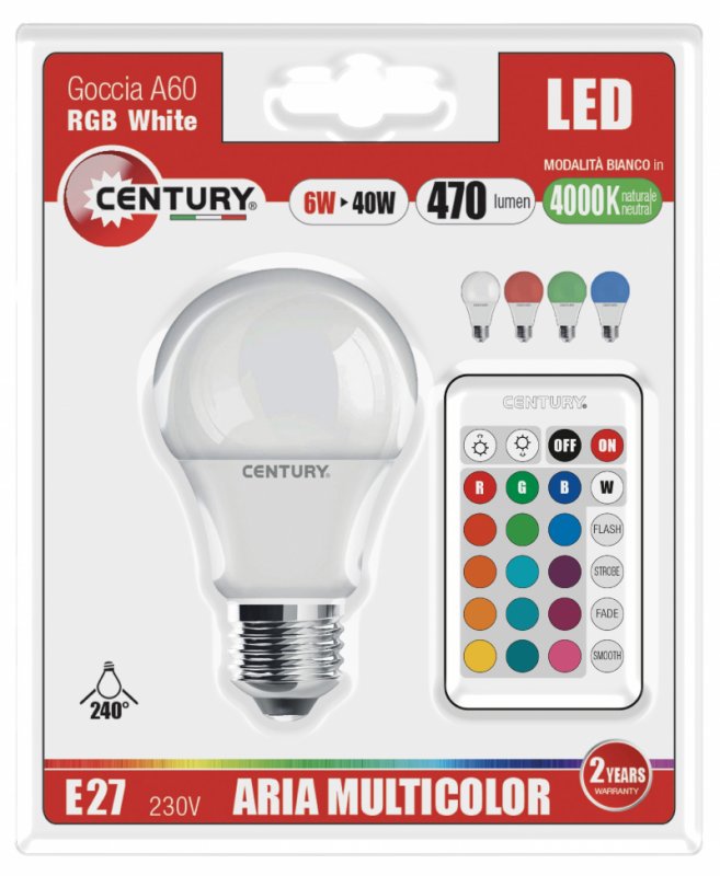 LED Žárovka E27 6 W 470 lm 4000 K - obrázek produktu