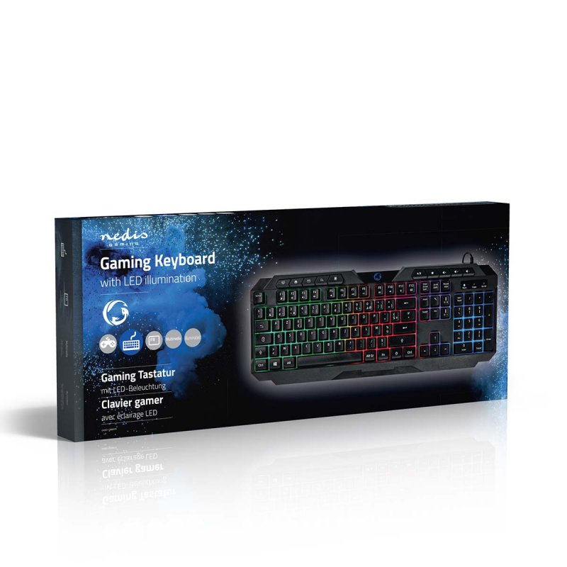 Wired Gaming Keyboard | USB-A  GKBD110BKFR - obrázek č. 2