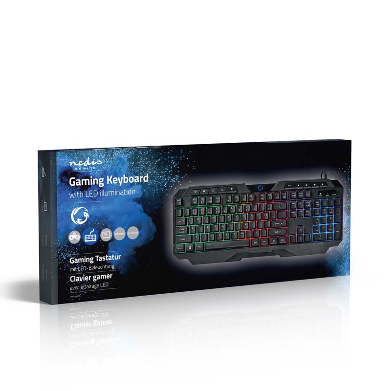 Wired Gaming Keyboard | USB-A  GKBD110BKUS - obrázek č. 2