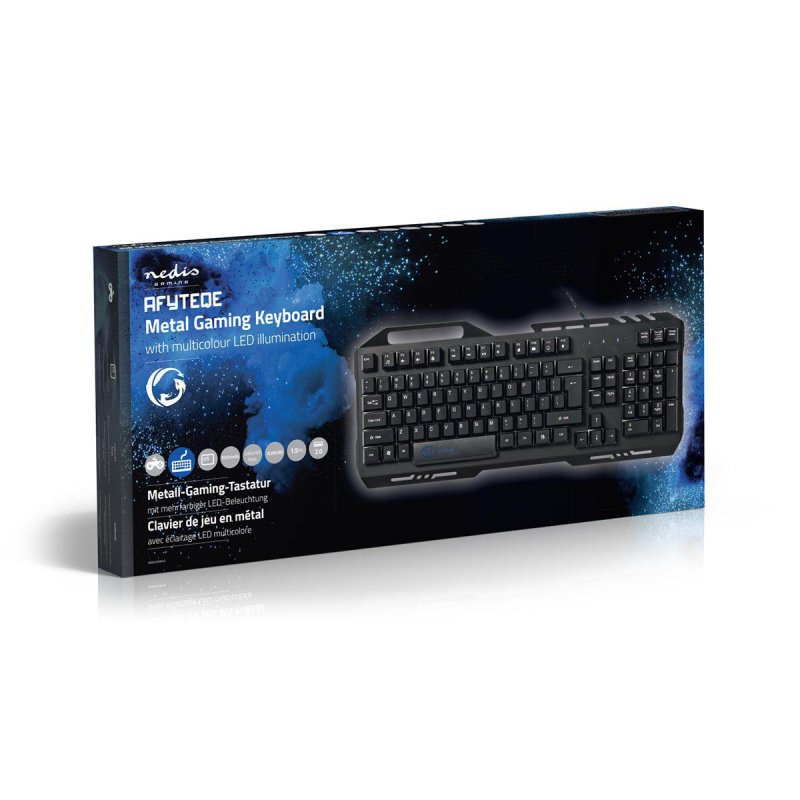 Wired Gaming Keyboard | USB 2.0  GKBD200BKUS - obrázek č. 6