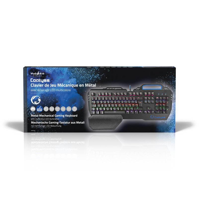 Wired Gaming Keyboard | USB | Mechanické Keys  GKBD400BKFR - obrázek č. 6