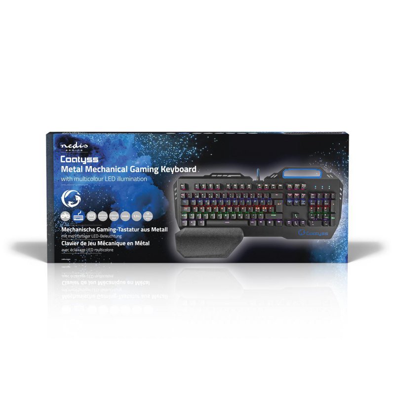 Wired Gaming Keyboard | USB | Mechanické Keys  GKBD400BKND - obrázek č. 6