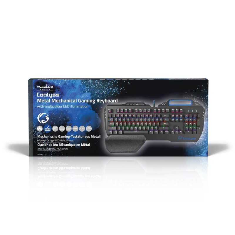 Wired Gaming Keyboard | USB | Mechanické Keys  GKBD400BKUS - obrázek č. 3