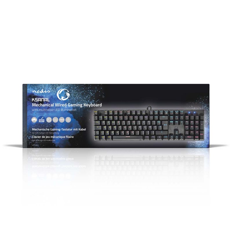 Wired Gaming Keyboard | USB-A  GKBDM110BKFR - obrázek č. 13