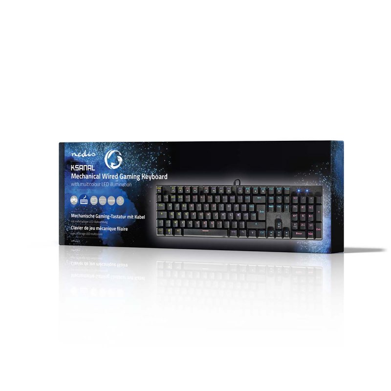 Wired Gaming Keyboard | USB-A  GKBDM110BKFR - obrázek č. 2