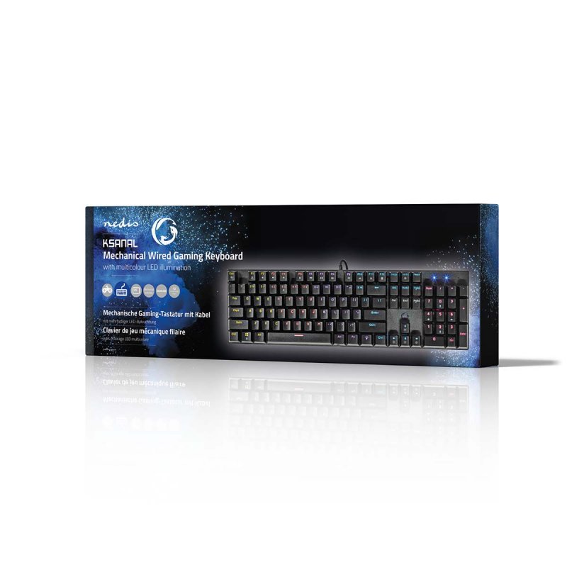 Wired Gaming Keyboard | USB-A  GKBDM110BKUS - obrázek č. 2