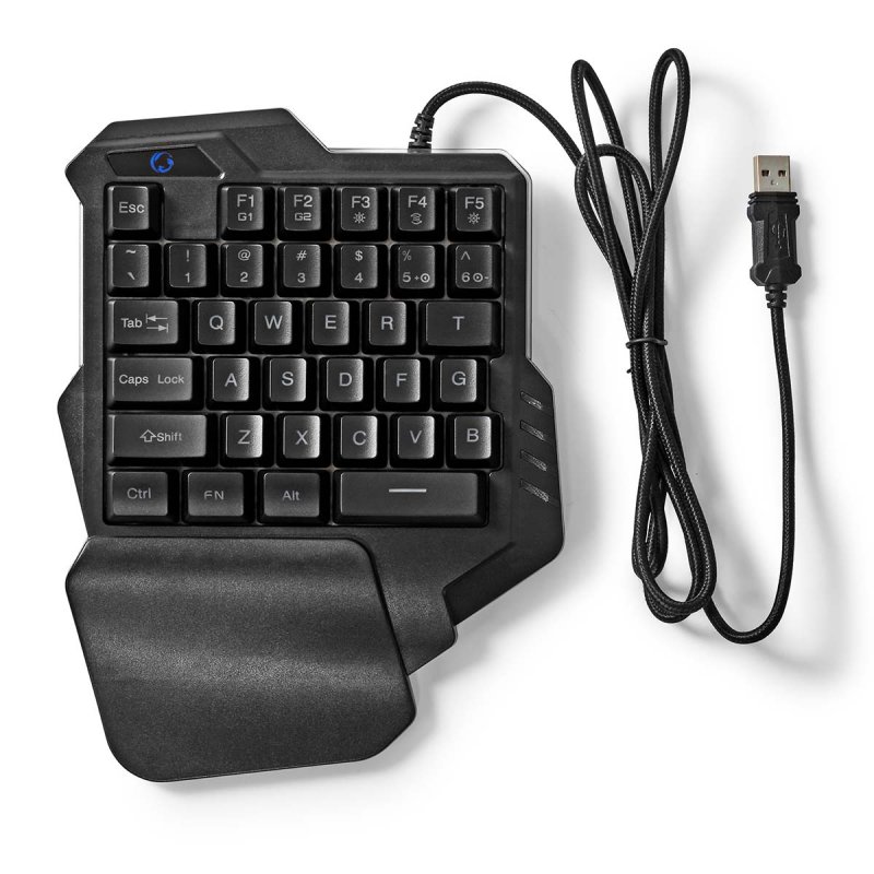 Wired Gaming Keyboard | USB-A  GKBDS110BK - obrázek č. 2